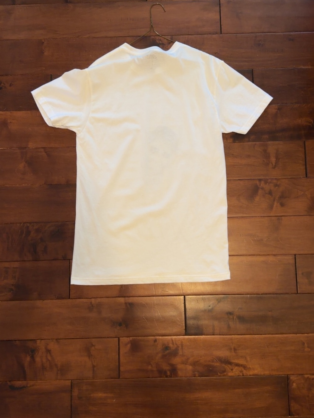 Next Level Apparel White Short Sleeve Tee with hand painted design - Picture 2 of 4